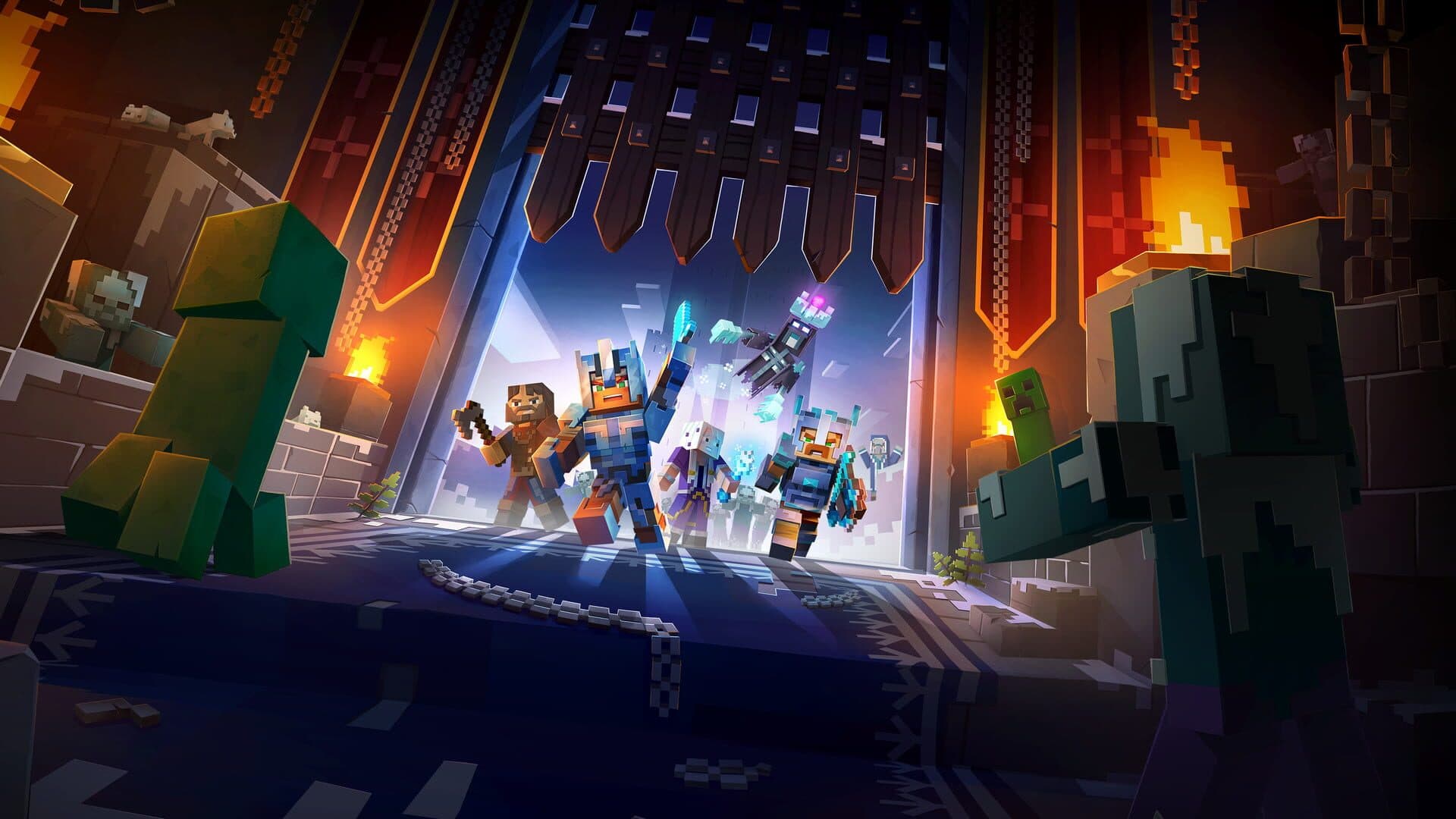 Artwork for Minecraft Dungeons