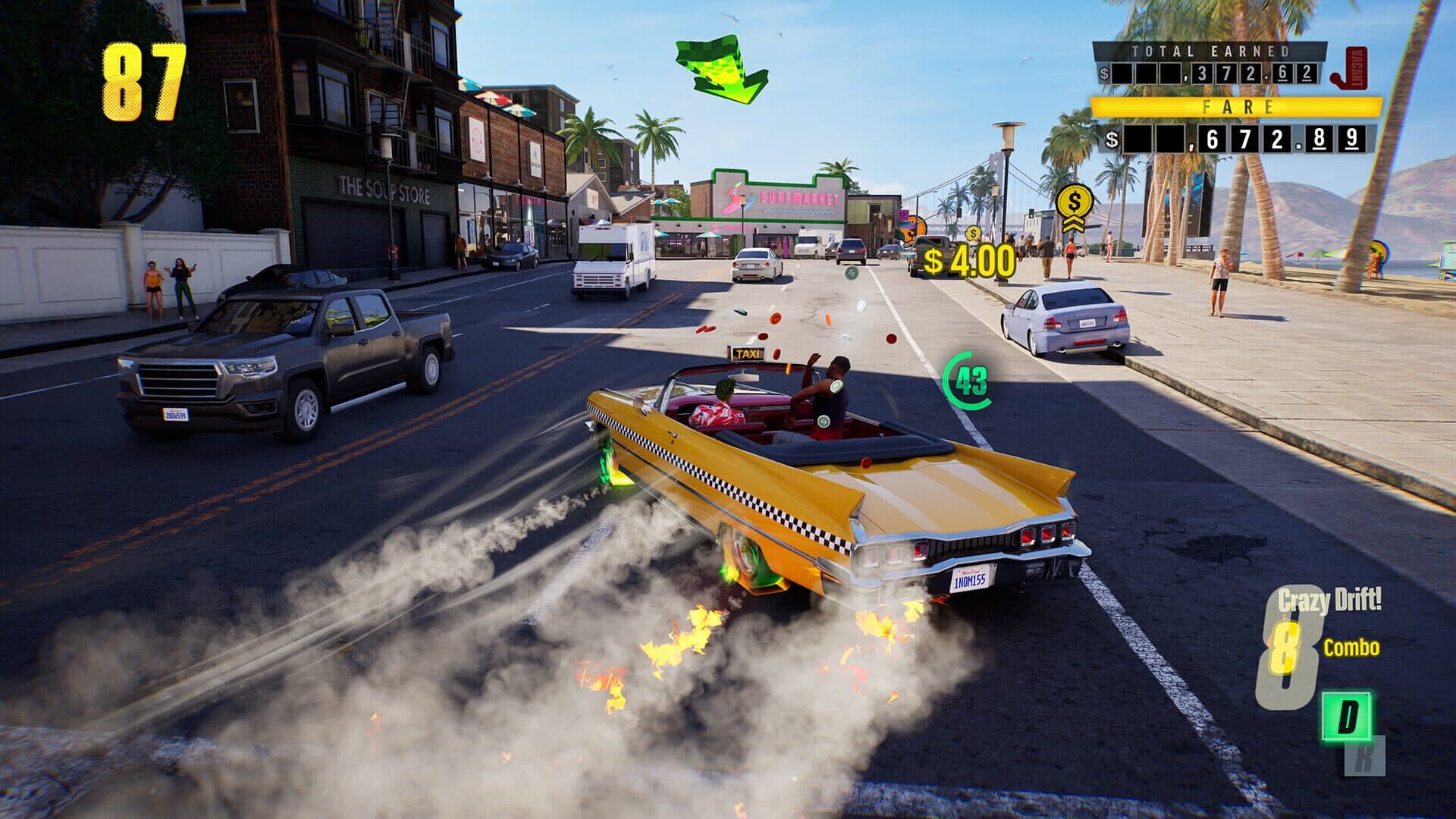 Screenshot for Crazy Taxi: World Tour