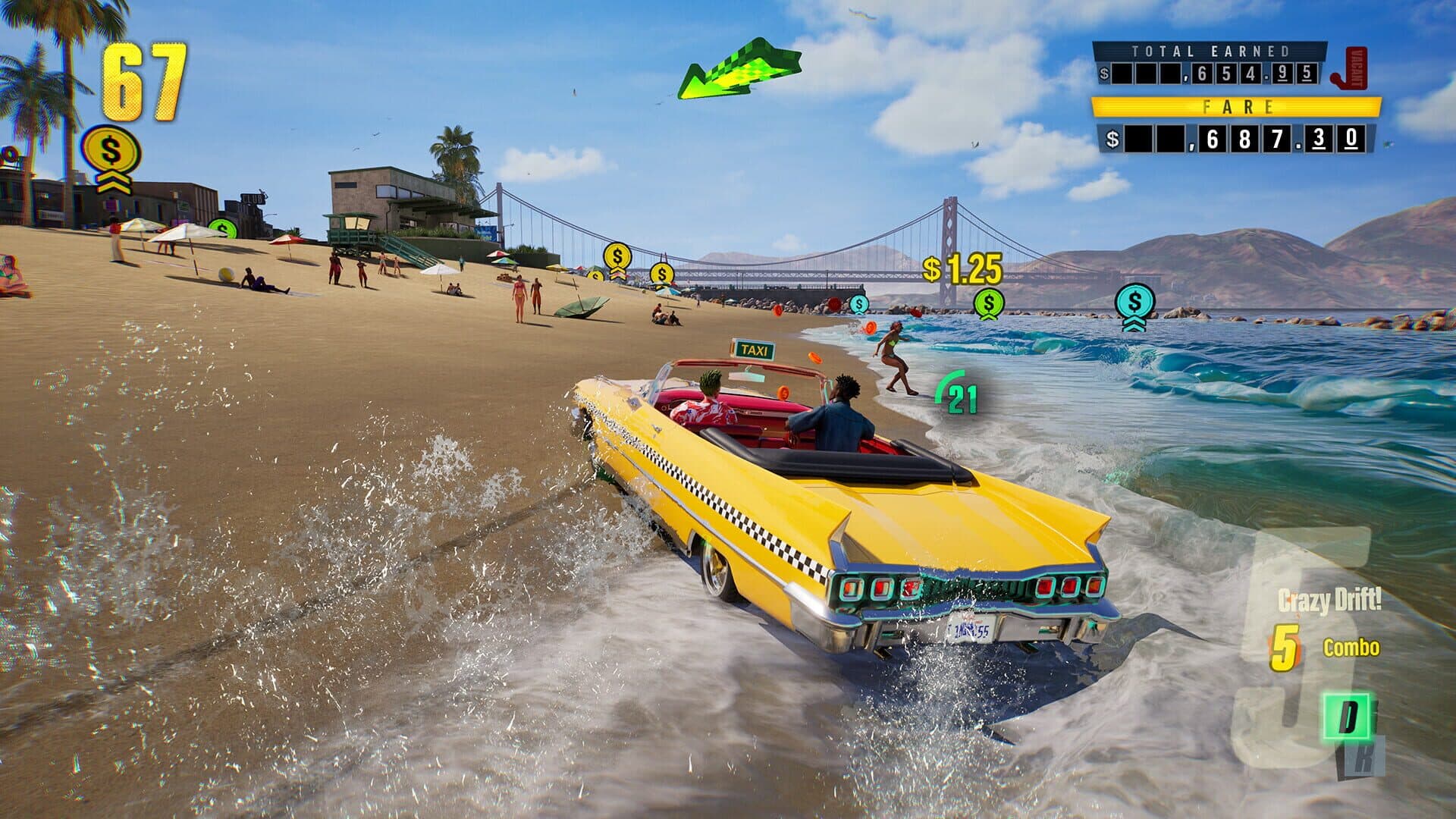 Screenshot for Crazy Taxi: World Tour