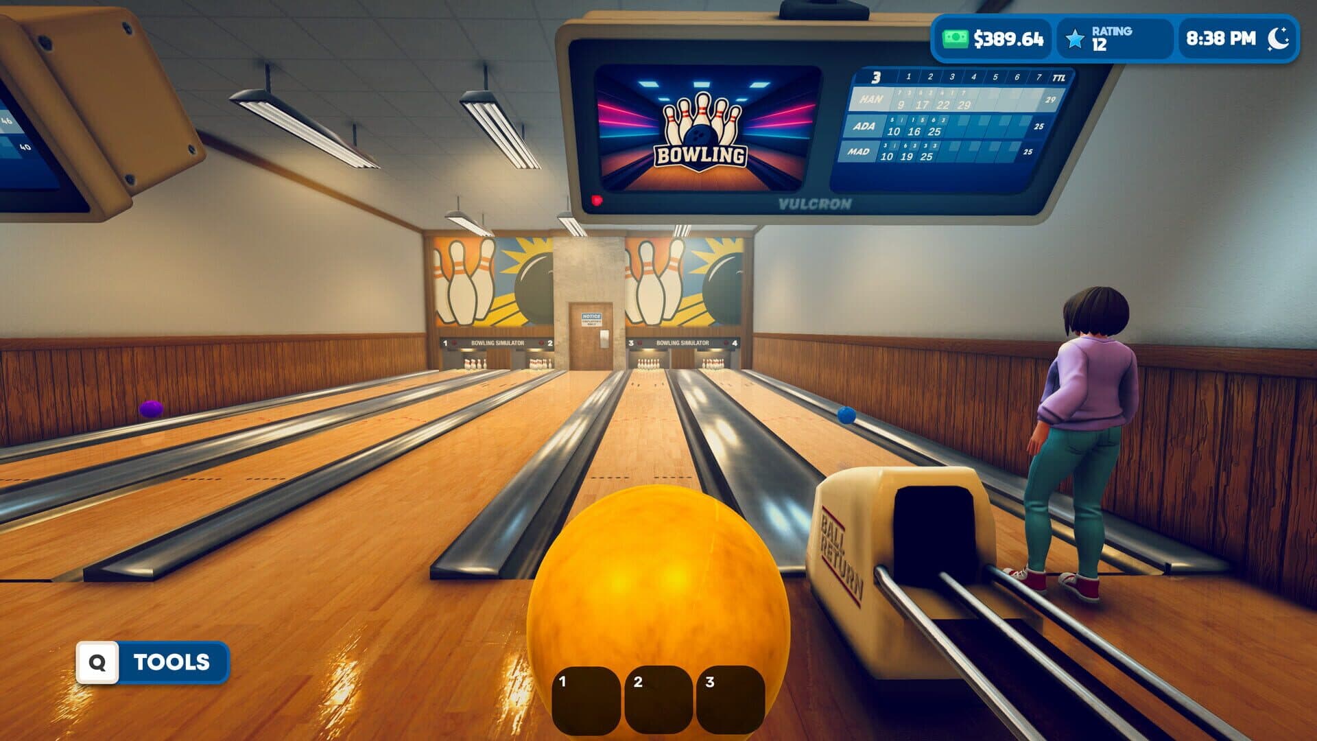 Screenshot for Bowling Alley Simulator