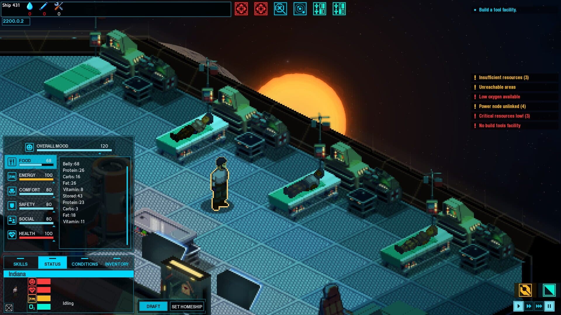 Screenshot for Space Haven