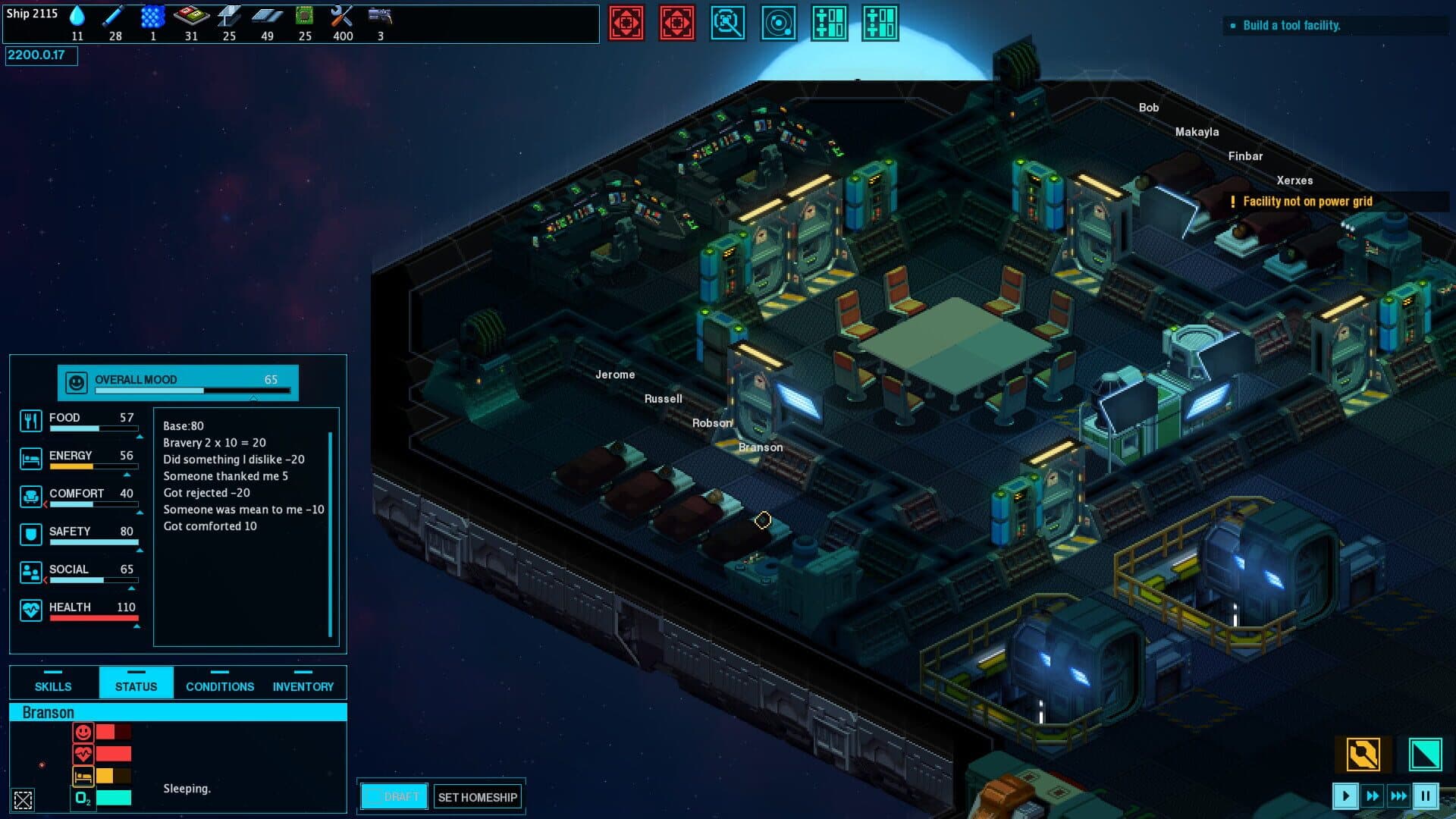 Screenshot for Space Haven