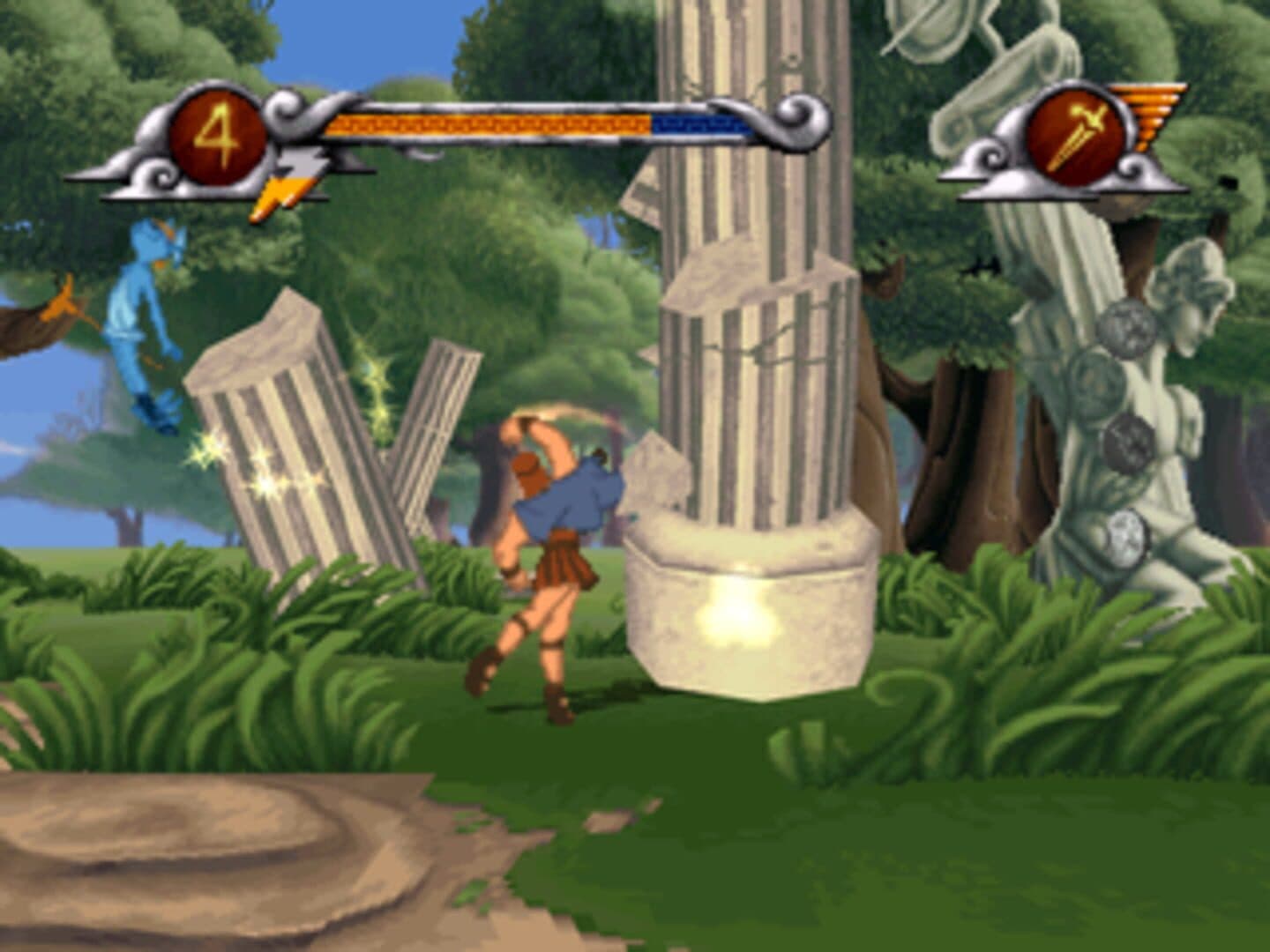 Screenshot for Disney's Hercules Action Game