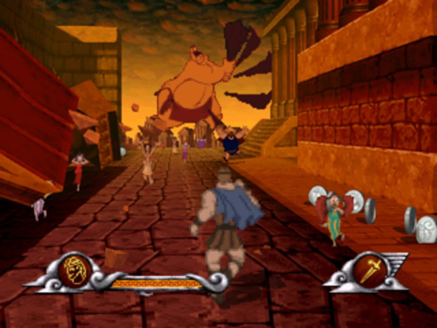 Screenshot for Disney's Hercules Action Game