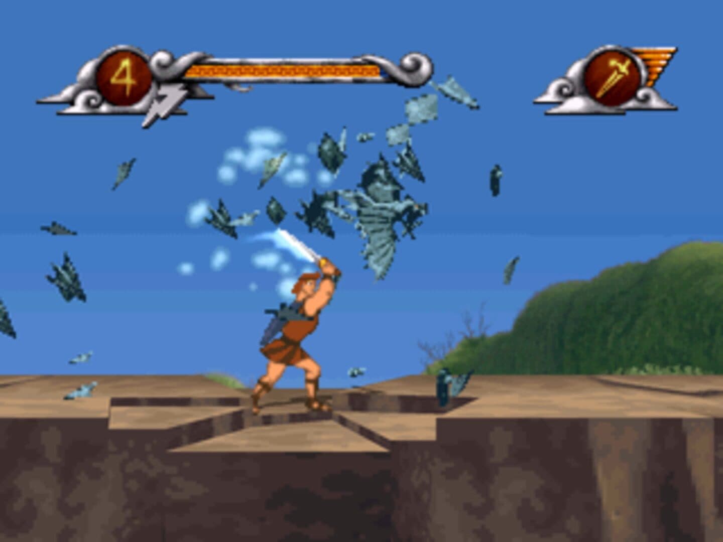 Screenshot for Disney's Hercules Action Game