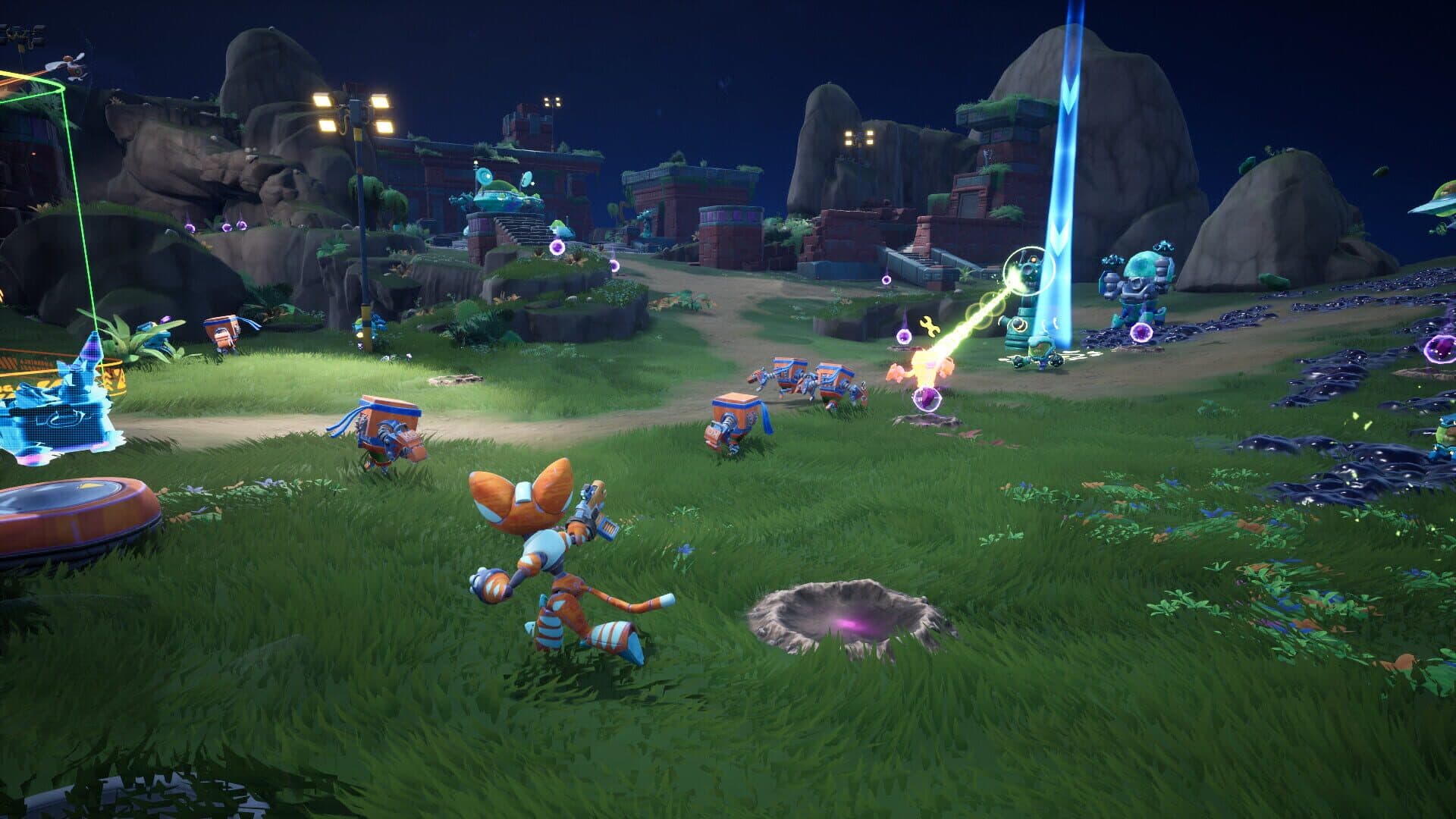 Screenshot for Chip ‘n Clawz vs. The Brainioids