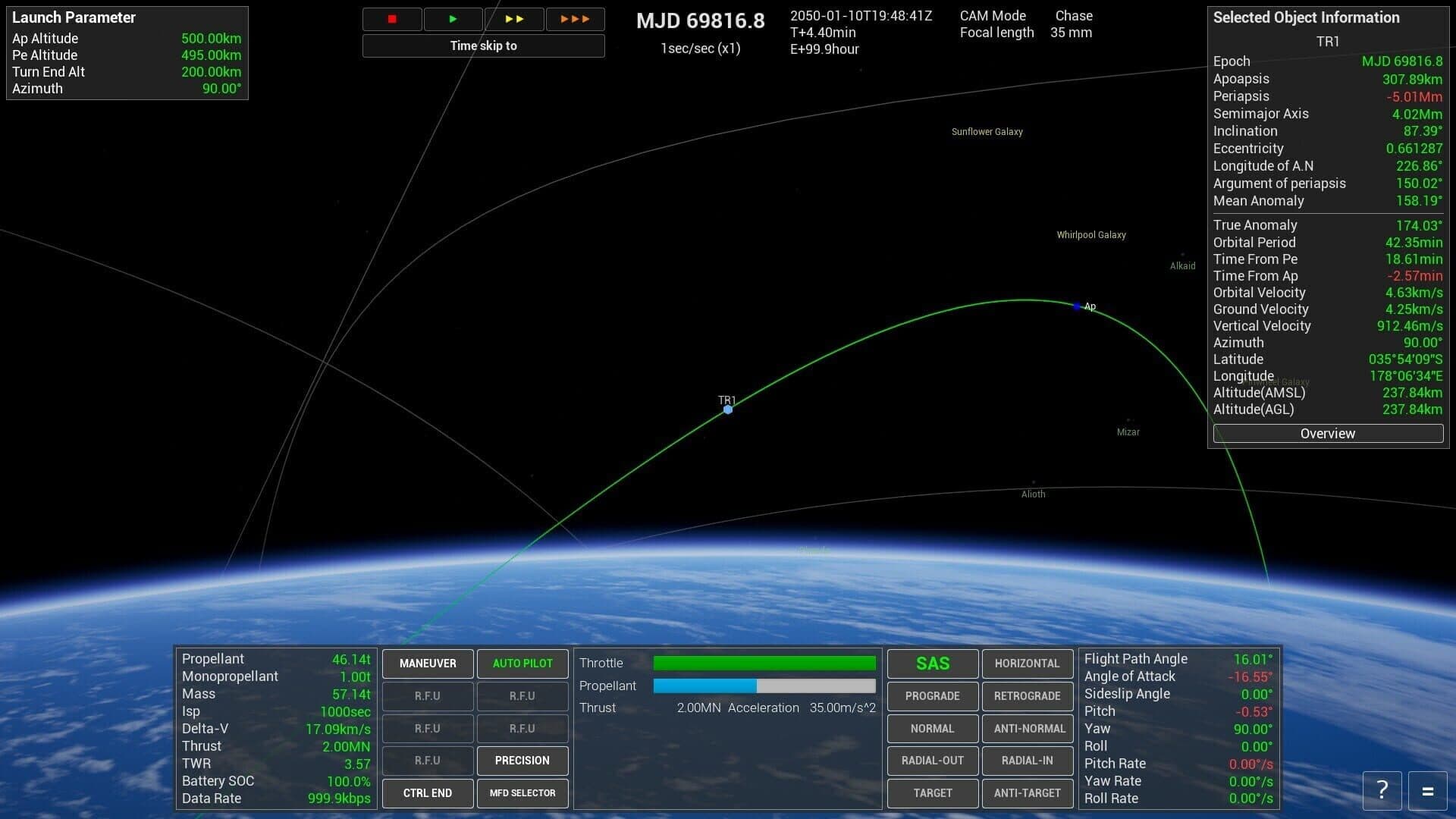 Screenshot for Keplerian Space Discovery