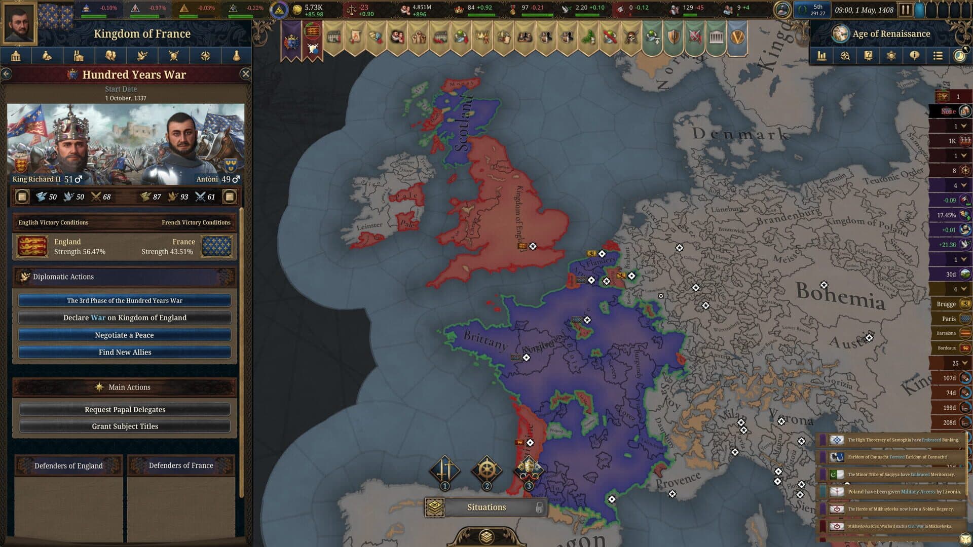 Screenshot for Europa Universalis V