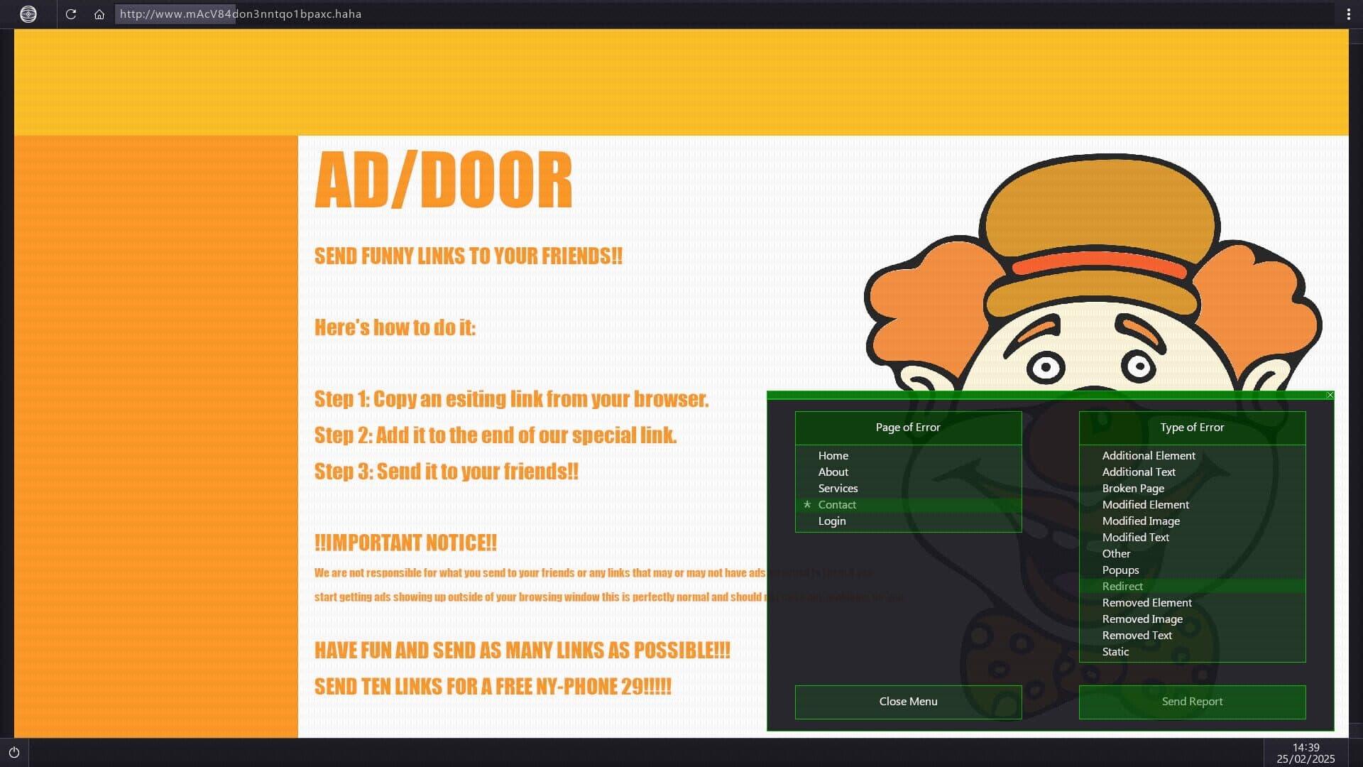 Screenshot for Homepage