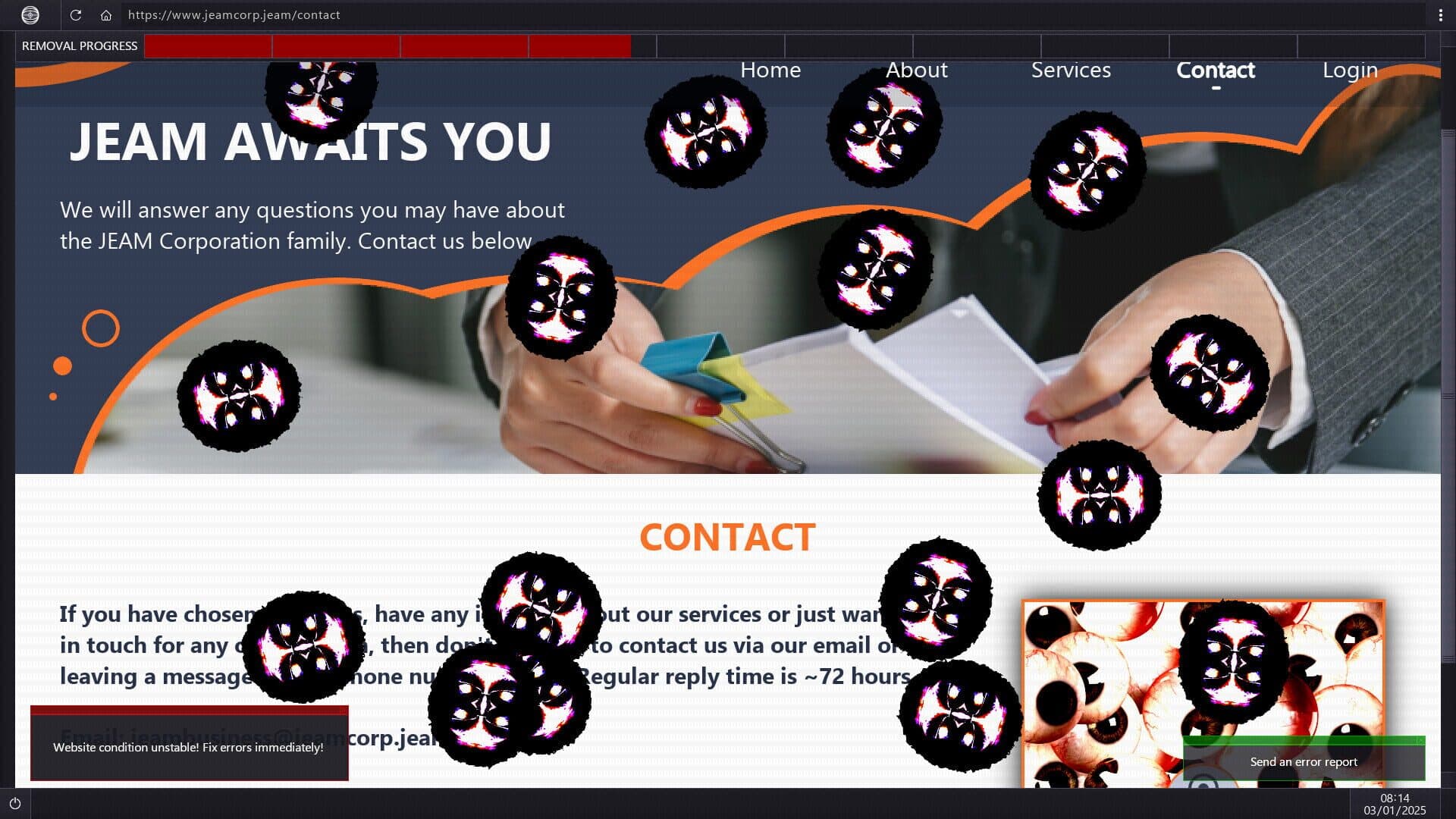 Screenshot for Homepage