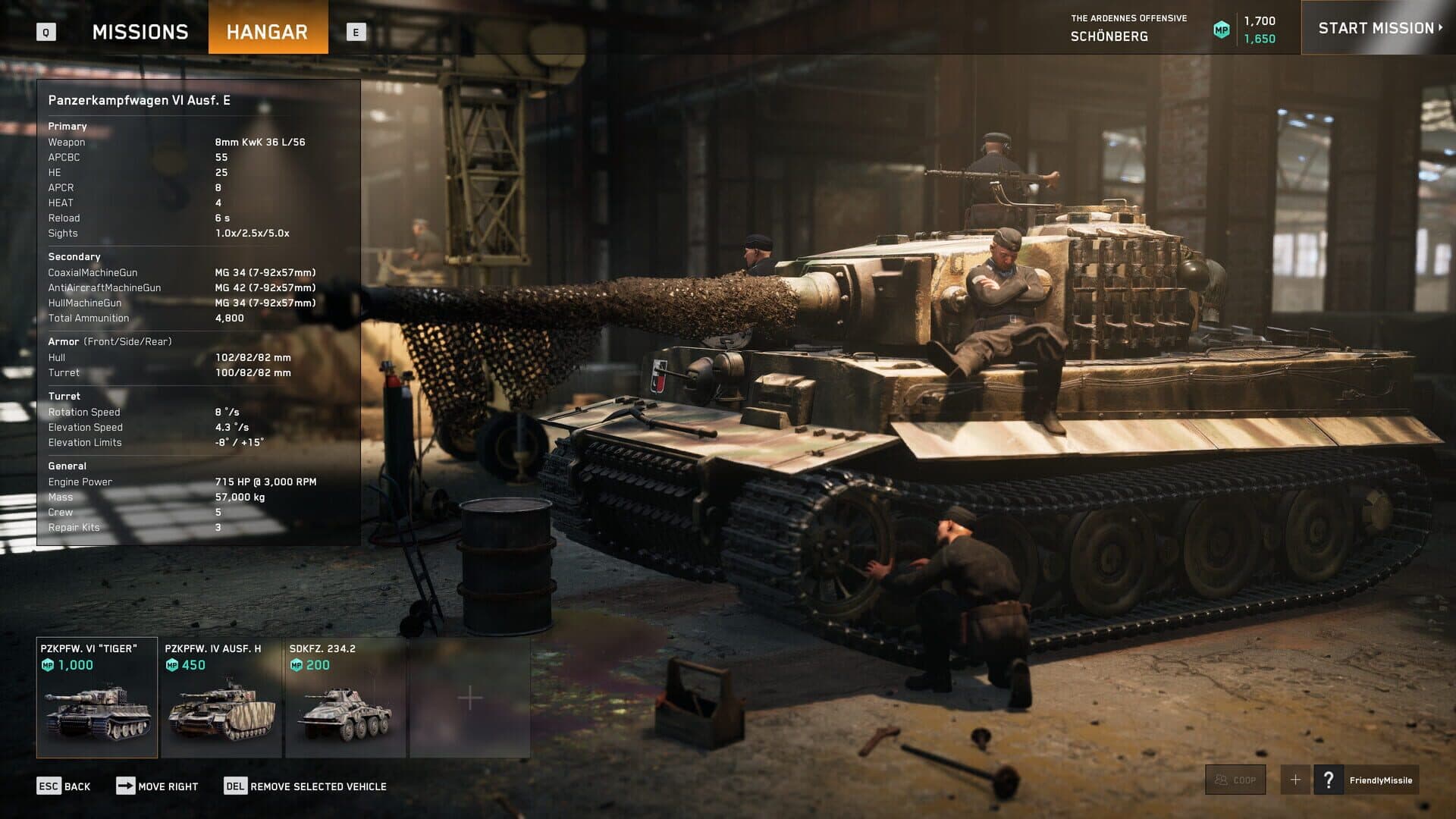 Screenshot for Call to Arms: Panzer Elite
