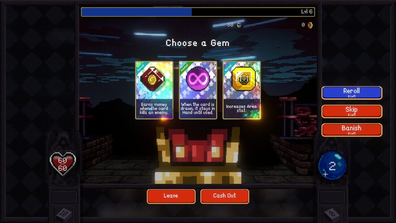Screenshot for Vampire Crawlers: The Turbo Wildcard from Vampire Survivors