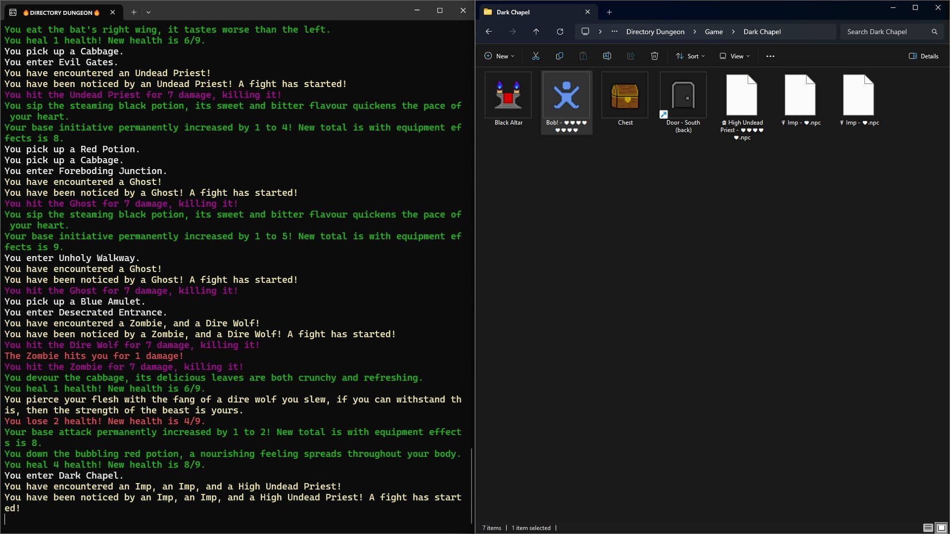 Screenshot for Directory Dungeon