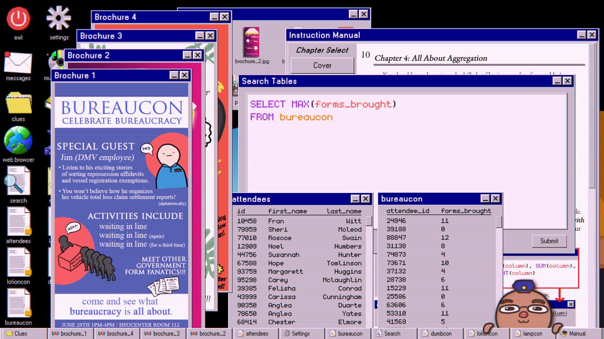 Screenshot for Database Detective: Minor Crimes Division