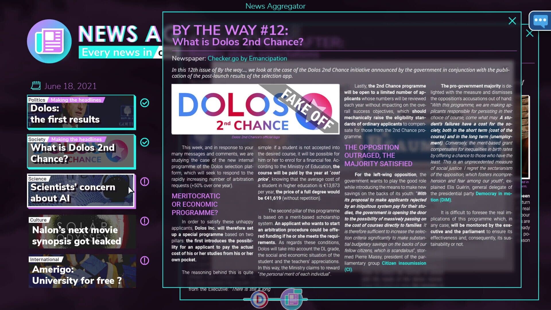 Screenshot for Dolos: Your Best Future