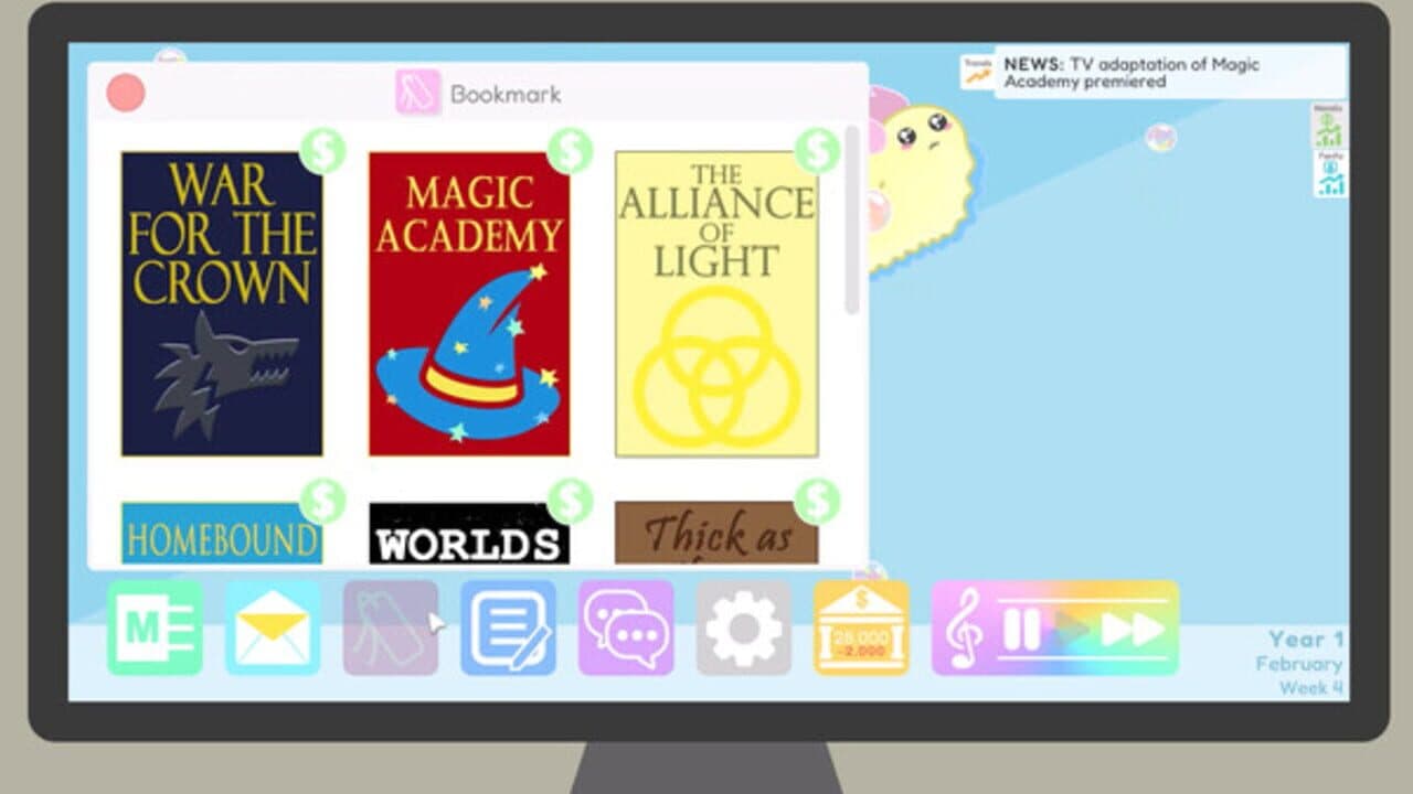Screenshot for Author Sim